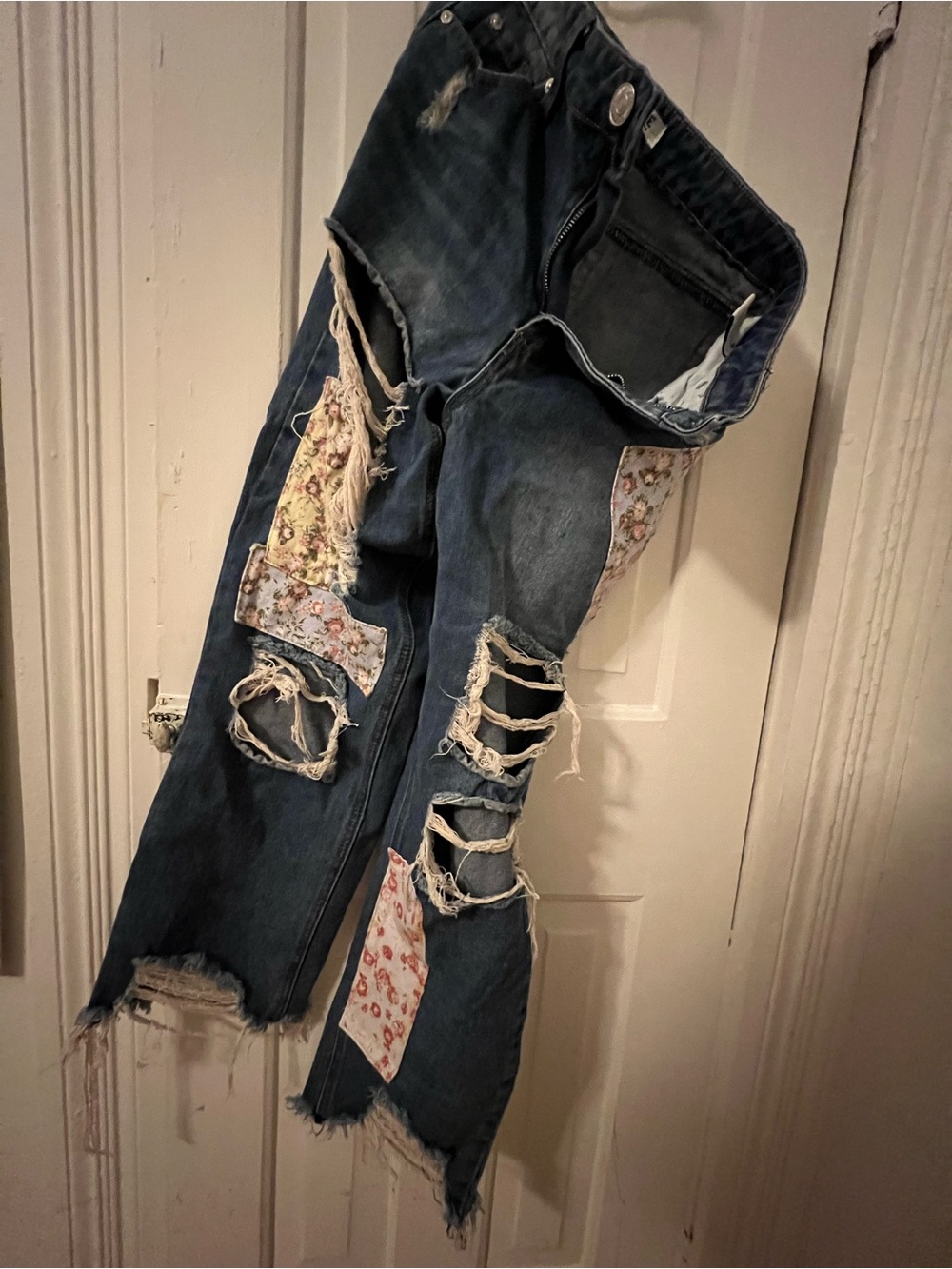 “Vintage” patchwork Jeans